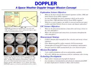 DOPPLER A Space Weather Doppler Imager Mission Concept