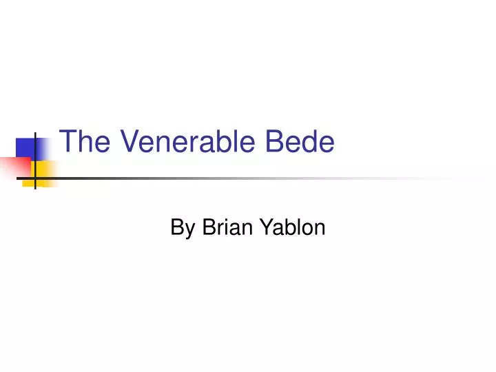 the venerable bede
