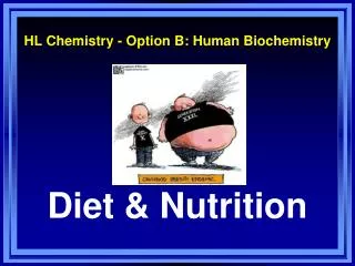 HL Chemistry - Option B: Human Biochemistry