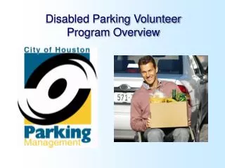 Disabled Parking Volunteer Program Overview