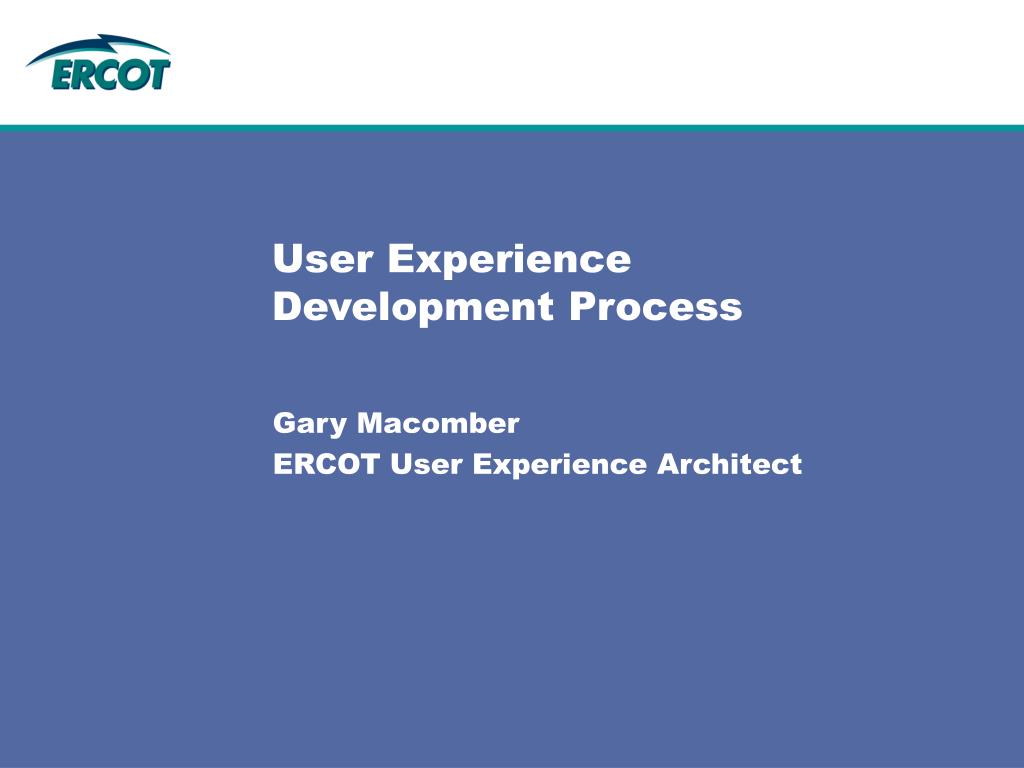 PPT - User Experience Development Process PowerPoint Presentation, free ...