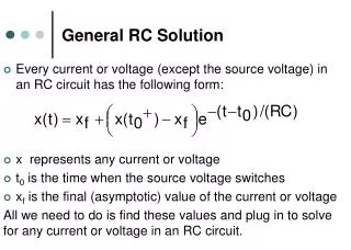 General RC Solution