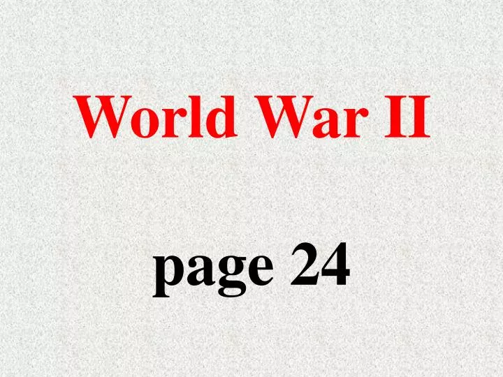 world war ii page 24