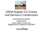 osha crane lifting site plan