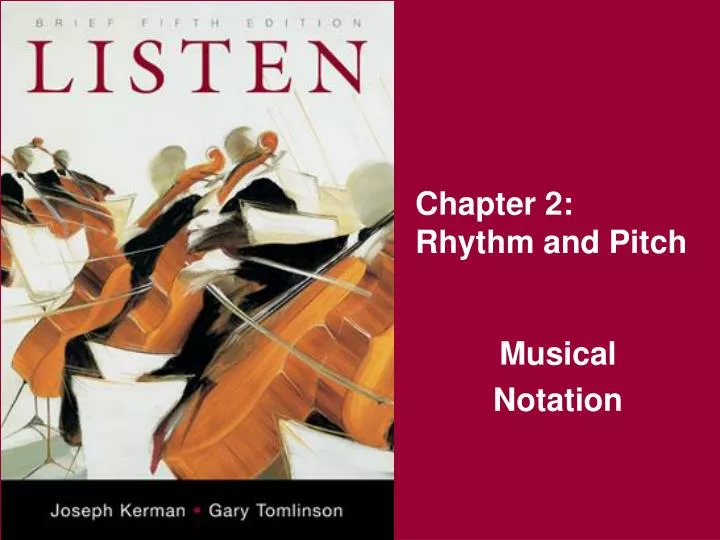 chapter 2 rhythm and pitch