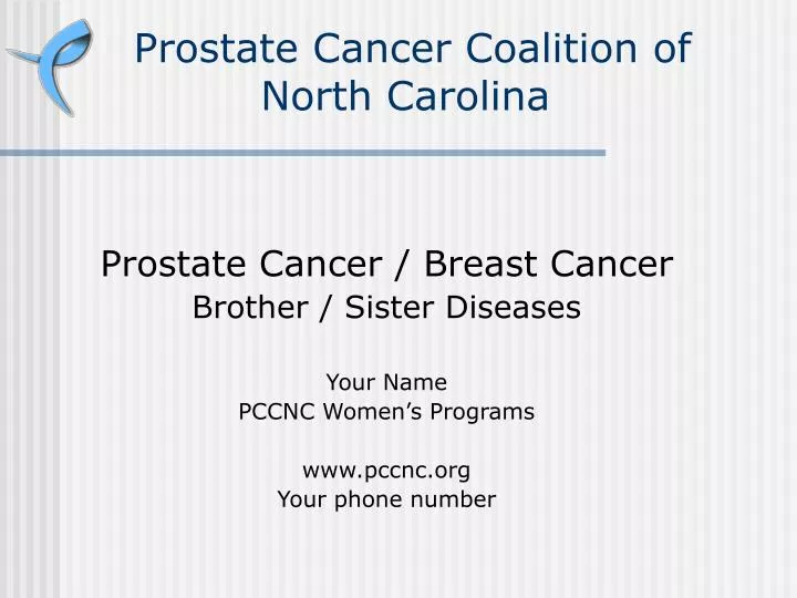 prostate cancer coalition of north carolina