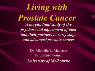 Living with Prostate Cancer