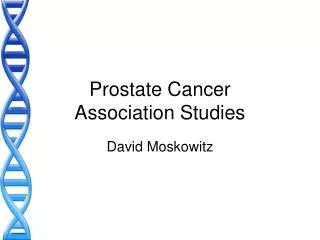 Prostate Cancer Association Studies