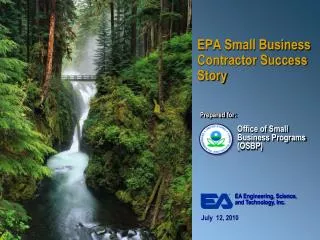 EPA Small Business Contractor Success Story