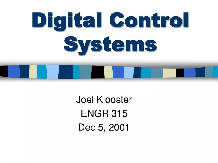 digital control systems