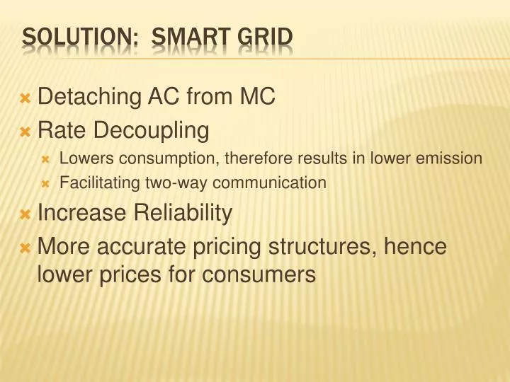 solution smart grid