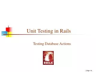 Unit Testing in Rails
