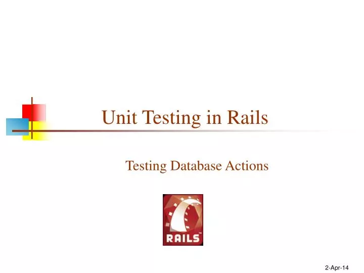 unit testing in rails