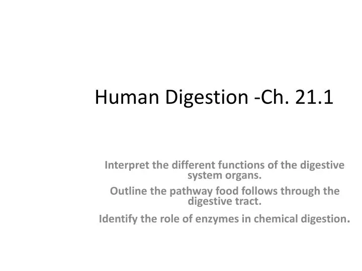 human digestion ch 21 1