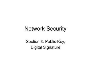 Network Security