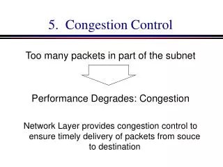 5. Congestion Control