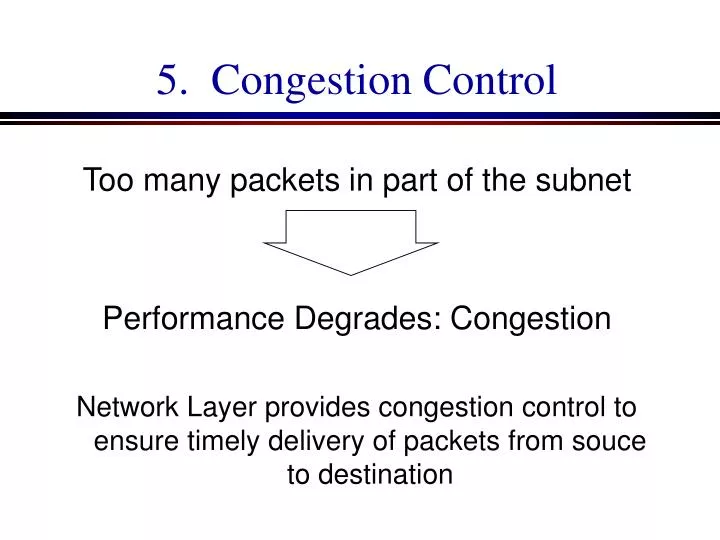 5 congestion control