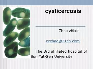 cysticercosis