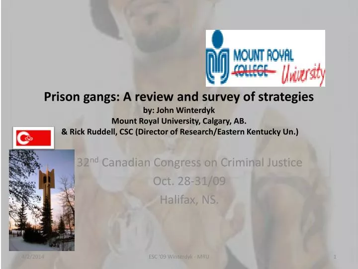 32 nd canadian congress on criminal justice oct 28 31 09 halifax ns