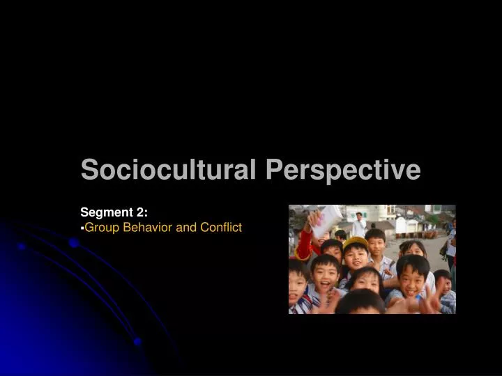 sociocultural perspective