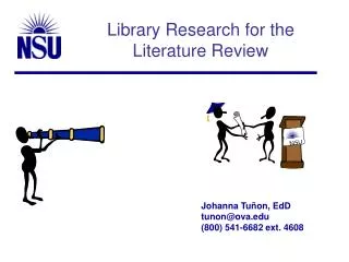 Library Research for the Literature Review