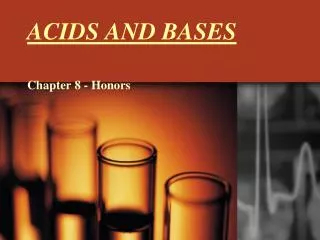 ACIDS AND BASES