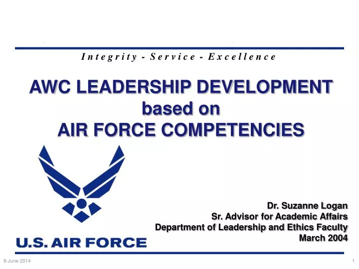 awc leadership development based on air force competencies
