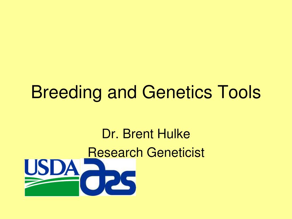 PPT - Breeding and Genetics Tools PowerPoint Presentation, free ...