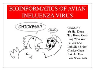 BIOINFORMATICS OF AVIAN INFLUENZA VIRUS
