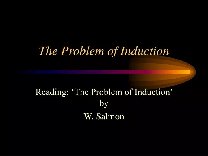 the problem of induction