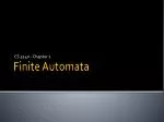 Finite Automata - slide 1