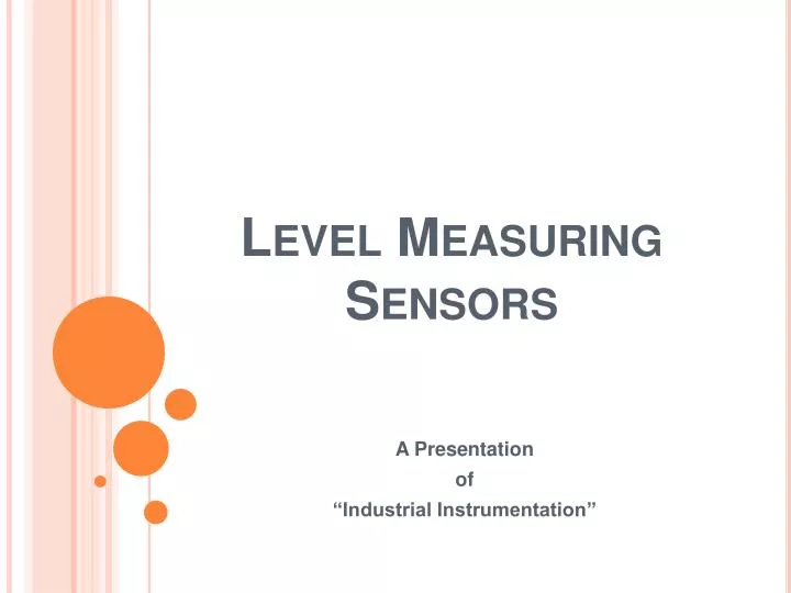 level measuring sensors