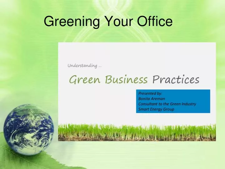 greening your office