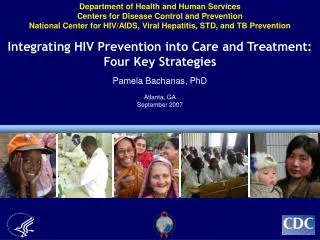 Department of Health and Human Services Centers for Disease Control and Prevention National Center for HIV/AIDS, Viral H