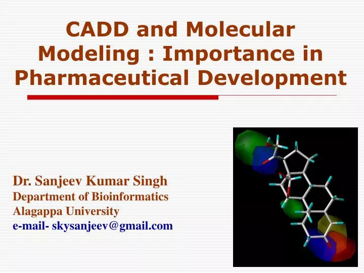 cadd and molecular modeling importance in pharmaceutical development
