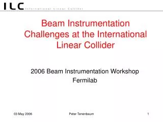 Beam Instrumentation Challenges at the International Linear Collider