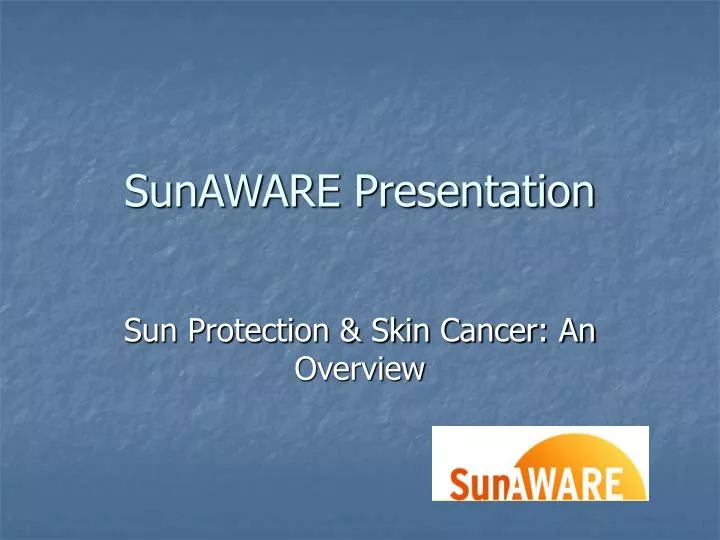 sunaware presentation