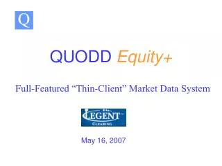 QUODD Equity+