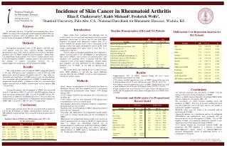 Incidence of Skin Cancer in Rheumatoid Arthritis