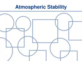 Atmospheric Stability