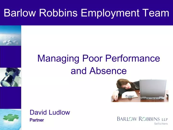 barlow robbins employment team