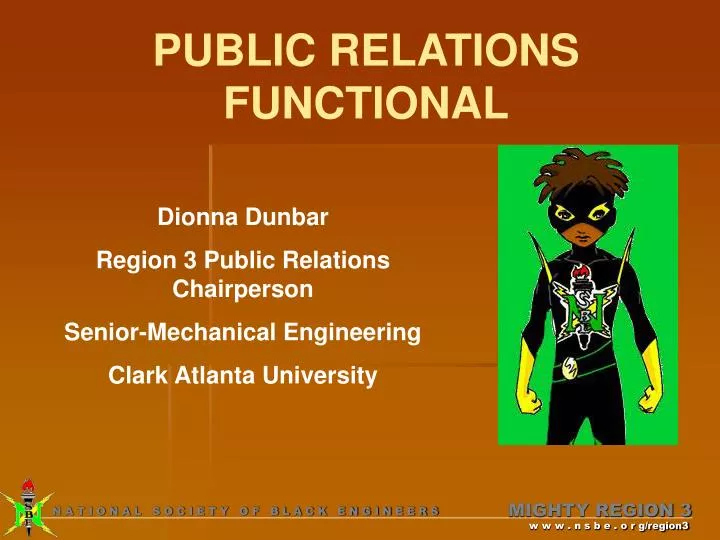 public relations functional