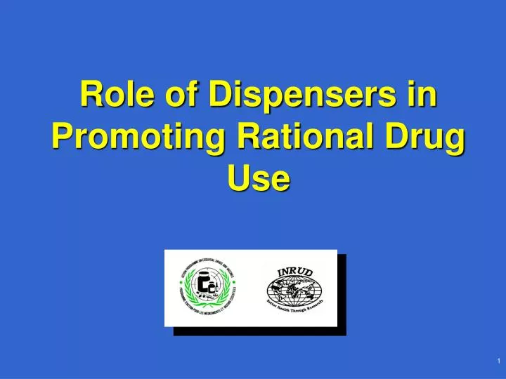 role of dispensers in promoting rational drug use