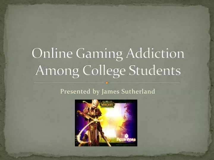 online gaming addiction among college students