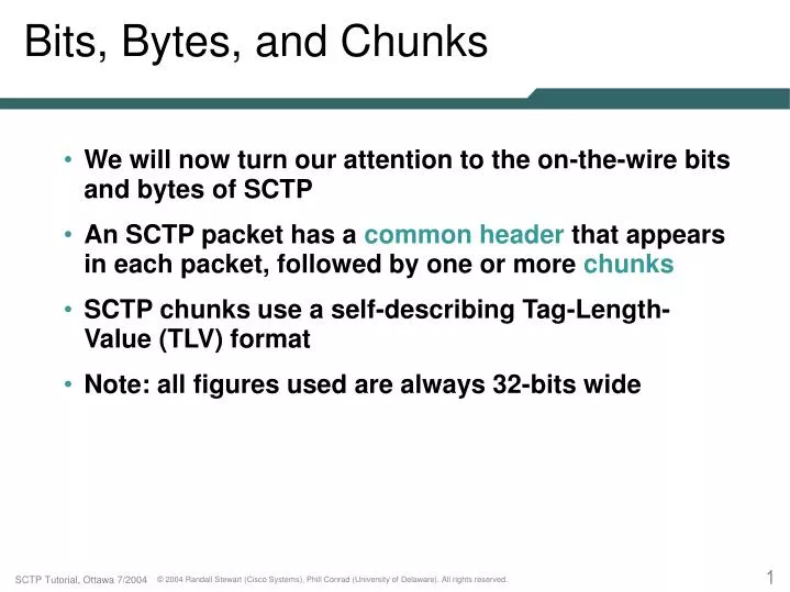 bits bytes and chunks