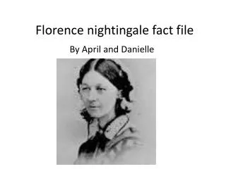 Florence nightingale fact file
