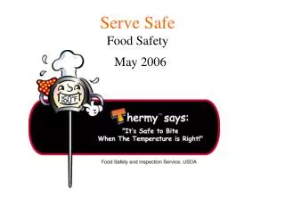 Serve Safe Food Safety