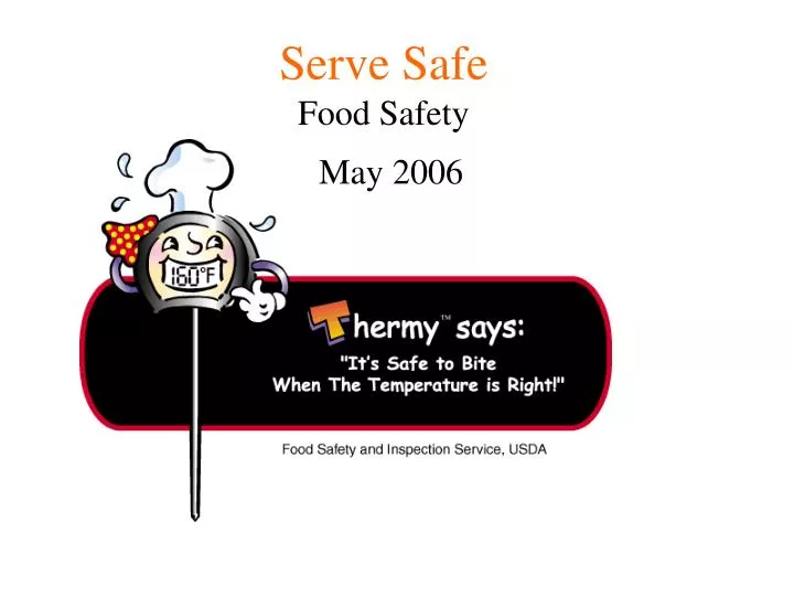 serve safe food safety