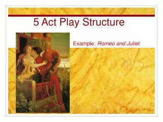 5 Act Play Structure