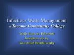 Infectious Waste Management at Tacoma Community College